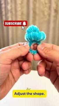 FuzzyTwist Easy pipe cleaner craft, 🐉 Cute Dragon Pipe Cleaner Rings | finger ring series part 4