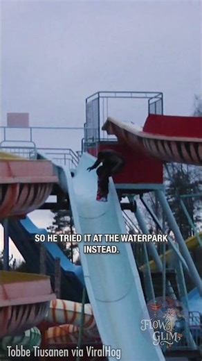 🏂💦 Tried Snowboarding at a Waterpark… Epic Fail! 😂