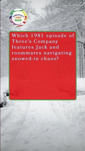 1981 Three’s Company episode delivers laughs with winter chaos - which episode?