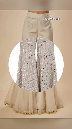 plazo design for stitching 🥰🥰🥰💥#fashion #dressess #westernclothing #suitdesign #wedding