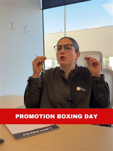 🎁 PROMOTION DU BOXING DAY🎁 Combinez les prix d'entrepôt à notre promotion du Boxing Day! ➡️ 10% de rabais sur les commandes de 500$ ou plus avant taxes* Voici des exemples de prix avec le rabais : ➡️ Douche complète dès 440,98$ ➡️ Vinyle SPC à 1,79$/pi2 ➡️ Plancher flottant à 1,79$/pi2 ➡️ Panneau acoustique à 89,99$ chacun ➡️ Panneau en PVC à 89,99$ chacun ➡️ Et tellement plus! Notre promotion du Boxing Day, une occasion unique de réaliser vos projets de rénovation à prix d'entrepôt! 📦 Livrai