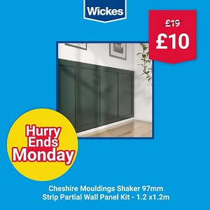 5.4K views · 7 comments | ⏰ Last Call for Easter Savings! ⏰ This is your final chance to snag extra special deals on interior updates at Wickes. From not-so-pricy panelling kits to fabulously affordable flooring, our Easter offers end Monday. Make your home your happy place for less! #Wickes #HomeImprovement #InteriorDesign #EasterSale #LastChance | Wickes | Facebook