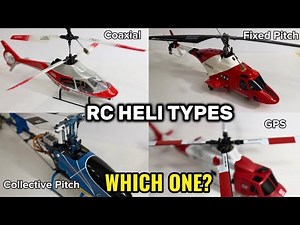 RC Helicopter Types Explained | Coaxial, Fixed Pitch, Collective Pitch & GPS Helis