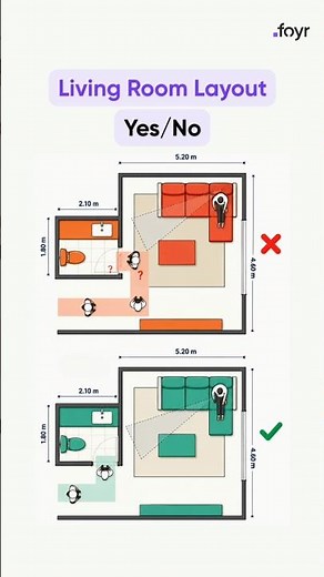 Fix your living room layout instantly #floorplan #livingroomdesign #layout