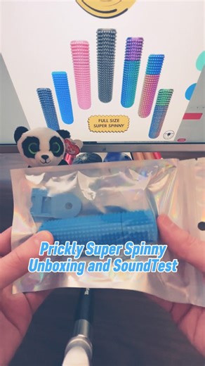 Prickly Super Spinny - Unboxing & Sound Test #sensorytoys #oddlysatisfying #unboxing #asmr