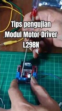 Practical Ways to Test the L298N Module #shorts #dualmotor #driver #l298n #iotprojects #microcont...