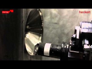 Heckert - Helical interpolation turning on a HEC 630 Athletic