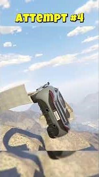 Perfect Landing! GTA 5 Mega Ramp Stunt #shorts #gaming