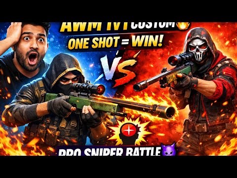 1v1 AWM Sniper Battle 🎯 | Who Wins?