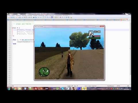 MTA:SA LUA Scripting Tutorial 10 : LUA Tables & Loops