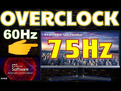 COMO HACER OVERCLOCK A MI MONITOR │ACTIVAR 75HZ│2020 BIEN EXPLICADO│AMD RADEON SOFTWARE