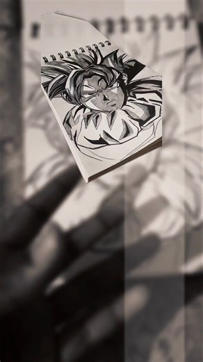 Gohan drawing but step by step 🚀📈