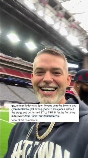 Paul Wall, Slim Thug & Mike Jones Perform Still Tippin at Houston Texans Game. #paulwall