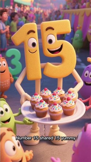 🎉 “The 11 to 20 Parade!” – Kids Number Story/ #funnyshorts #kidscartoon #viral #cartoons #kidsstory