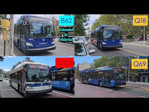 (QBR UPDATE) Busfanning at 21 Street/30 Avenue in Astoria with B62 extension!