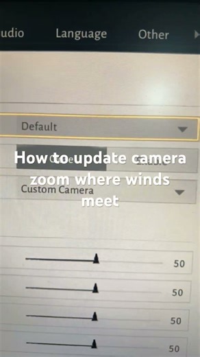 How to update camera zoom where winds meet