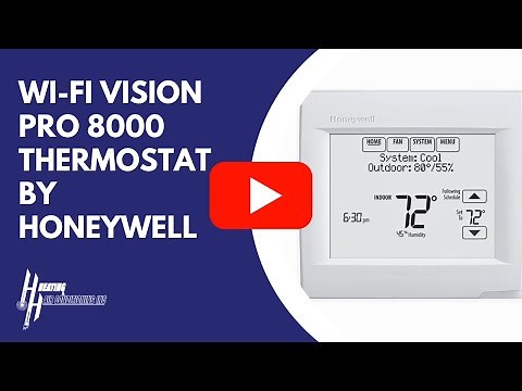 Wi-Fi Vision Pro 8000 Thermostat by Honeywell