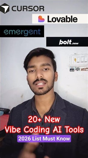 New 20 Vibe Coding Tools to Build Apps & Website | 2026 List | AI Coding Tools| YP Logix #ai #coding