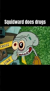 Squidward is an addict! #spongebob #squidward #comedy #parody
