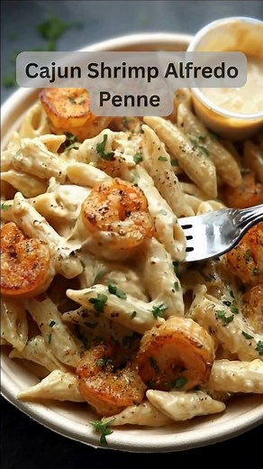Cajun Shrimp Alfredo Penne (TAKEOUT STYLE) If you love creamy pasta loaded with bold Cajun flavor and perfectly seared shrimp, this takeout-style Alfredo is guaranteed to hit the spot! Ingredients For the Shrimp: 1 lb large shrimp, peeled & deveined 1 tbsp Cajun seasoning 1 tbsp olive oil ½ tsp paprika Salt & pepper to taste For the Alfredo Sauce: 2 tbsp butter 3 cloves garlic, minced 1 ½ cups heavy cream 1 cup grated Parmesan ½ tsp Cajun seasoning ¼ tsp black pepper Pinch of paprika Fresh parsl