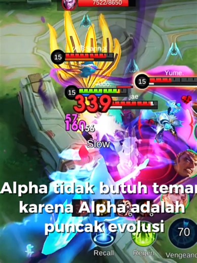 alpha sang pemberani. #MLBBM7 #MLBB #gameplay #mlbbcreatorbase #fyp