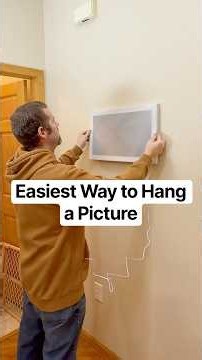 The Easiest Way to Hang a Picture Perfectly Every Time!