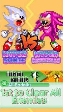 Hyper Sonic vs Hyper Knuckles: All Badniks #shorts