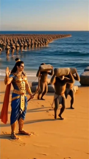 “Adam’s Bridge: Where legend meets nature, connecting India & Sri Lanka across turquoise waters