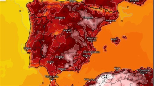 Spain 42C heat warning for Irish tourists as new map pinpoints hottest cities