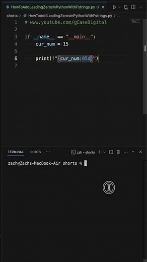 How To Add Leading Zeros In Python Using FStrings