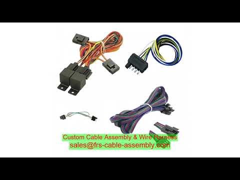 Electrical Auto hid Wiring Harness Connector 6Pin sealed Connector 282090-1 harness manufacturing