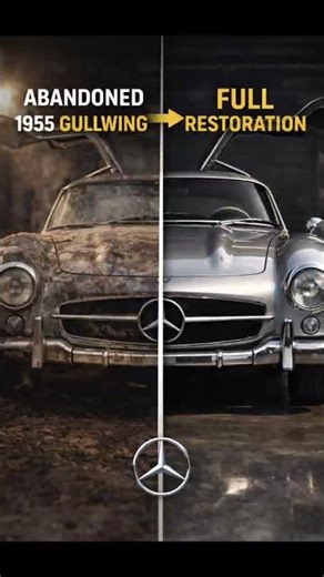 From Abandoned to Iconic: 300 SL Gullwing Full ASMR Restoration