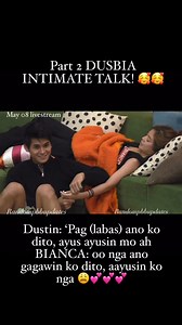 803K views · 5.9K reactions | Part 2 INTIMATE TALK NG DUSBIA! 殺殺 ang cute ng dalawa! ❤️❤️❤️ INVADING COUPLE’s Privacy ang atake talaga ng livestream na to!#PBBcollabWithGMA #dustinyu #BiancaDeVera | Random PBB Updates | Facebook