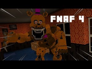 Five Nights at Freddy's 4| Gameplay en Minecraft Map + Addon