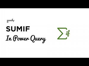 SUMIF in Power Query