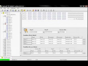 Easy handle Mifare Classic 1/4K smardcard