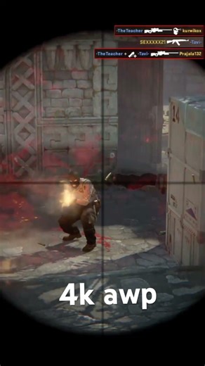 4k awp quick scope #cs2 #faceit