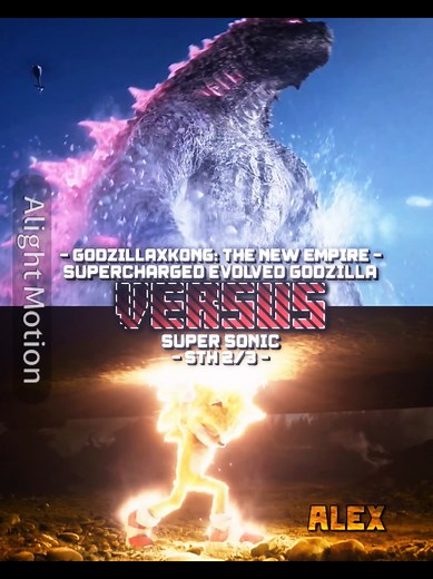 Evolved Godzilla vs Super Sonic: Who Wins?