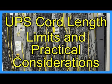 UPS Cord Length Limits and Practical Considerations