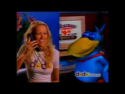 Dodo "Internet that flies" Australian TV AD 2005