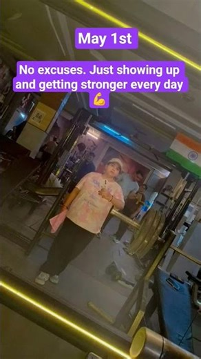 No excuses. Just showing up and getting stronger every day 💪Small steps today, big results tomorrow.