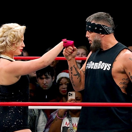 “Timeless” Toni Storm and Mark Briscoe are the collab we never knew we needed 😭 A special Christmas #AEWCollision is on NOW on TNT & streaming on HBO MAX! | All Elite Wrestling