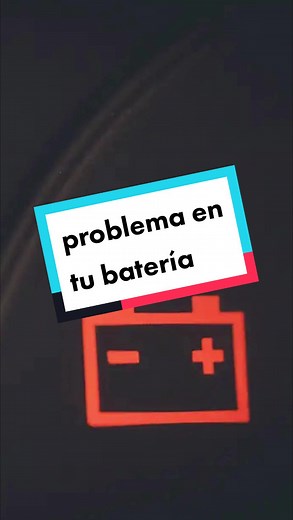Testigo: problema en la batería #automovil #automotriz #carro #tablero #bateria #problema #noenciende #descompuesto #falla #cables #electricidad
