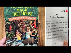 “Chapter 6 Monkey Trouble” of Magic Tree House #6 Afternoon on the Amazon by Mary Pope Osborne