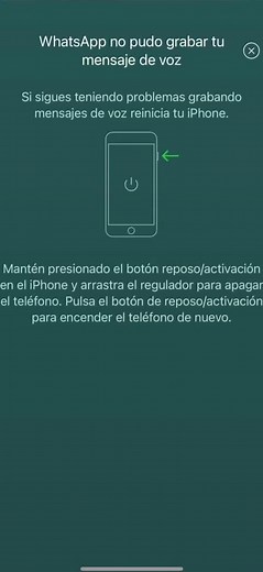 Posible solución para grabación de audio en WhatsApp