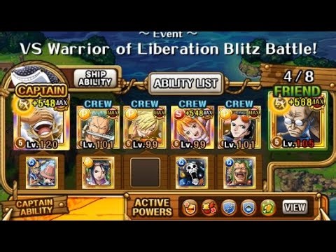 [OPTC] Blitz Battle | LUFFY | x4.12pts NO NEW BATCH