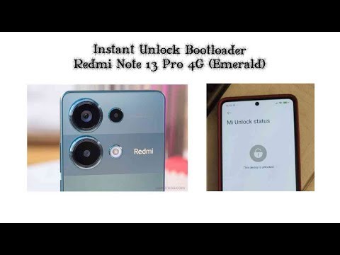Instant Unlock Bootloader | Redmi Note 13 Pro 4G (Emerald)