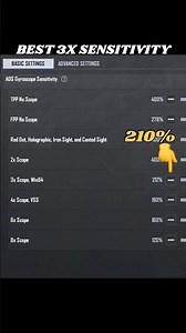 3x Zero Recoil sensitivity #PUBGMOBILE#pubgmnextstarprogram#PUBGMS31
