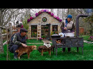 Cooking Village Style Chicken Paella with Fresh Garlic