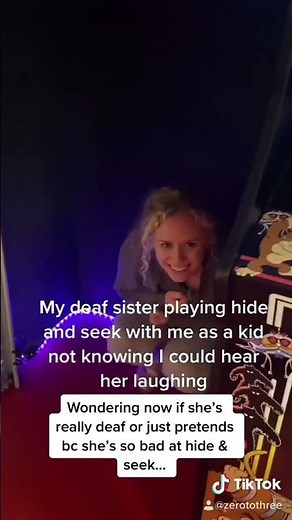 DEAF sister was found playing hide and seek by her laugh#deaf#asl#shortsDisclaimer I do not own this